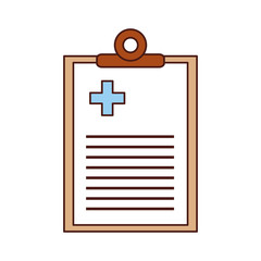 medical order document icon vector illustration design