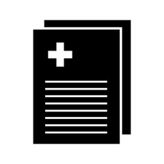 medical order document icon vector illustration design
