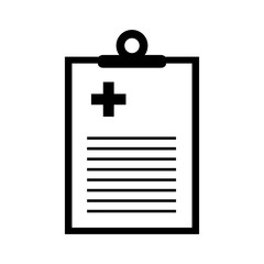 Obraz premium medical order document icon vector illustration design