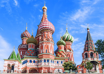 St. Basil's Cathedral In Moscow