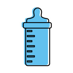 bottle baby isolated icon vector illustration design