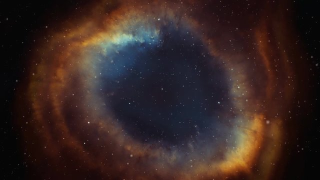Journey through the Helix Nebula. 4K broadcast quality animation.
