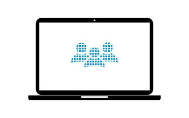 Pixel Icon Laptop - Gruppe