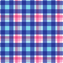 Plaid seamless pattern. Vector