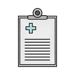 medical order document icon vector illustration design