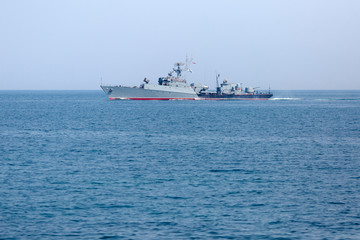 Russian seagoing patrol boat in Black Sea