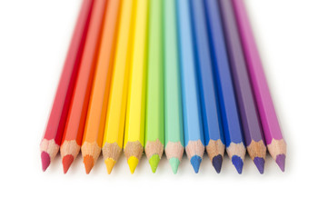 Set of colored pencils