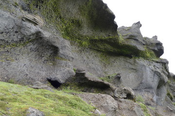nature in hiking the laugavegur trail in Iceland