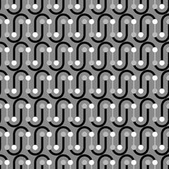 Geometric background seamless pattern vector. 幾何学パターン