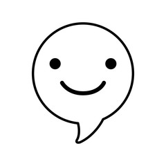 Fototapeta premium speech bubble kawaii character vector illustration design