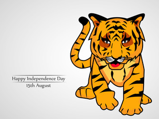 Fototapeta na wymiar illustration of India Independence Day Background