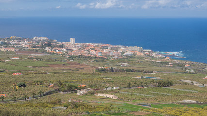 Fototapeta na wymiar Puerto de la Cruz de Tenerife