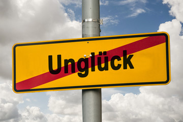 Schild 244 - Unglück