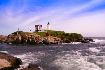 The Cape Neddick (Nubble) lighthouse