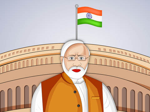 illustration of India Independence Day Background