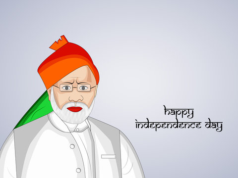 illustration of India Independence Day Background