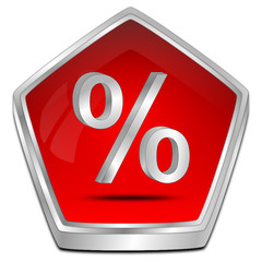 Discount button - 3D illustration
