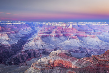 Grand Canyon, heure bleue