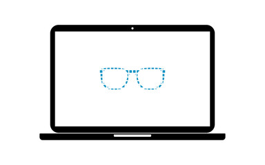 Pixel Icon Laptop - Brille