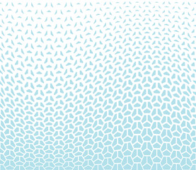 geometric halftone gradient pentagon seamless vector pattern