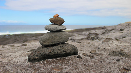 Cairns en Playa Paraíso, Tenerife