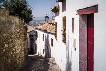 Albaicin district in  Granada, Andalusia