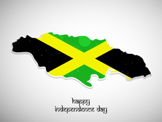 illustration of Jamaica Independence Day background  6th of August 