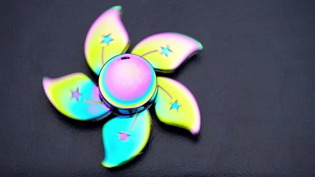 Fidget spinner. Close up.
