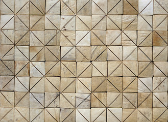 Wood pattern texture made from Coconut shell.