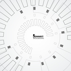 Obraz premium Technology Circle Design