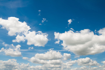 Sky with light clouds