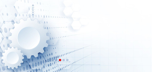 Obraz premium Digital technology world. Business virtual concept. Vector background