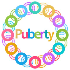 Puberty Colorful Rings Circular 