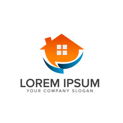 real estate logo. Architectural Construction logo design concept