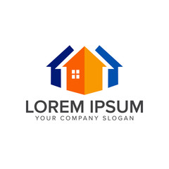 real estate logo. Architectural Construction logo design concept