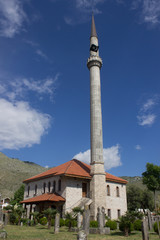 Obraz premium Podgorica Montenegro Tuzi muslim mosque