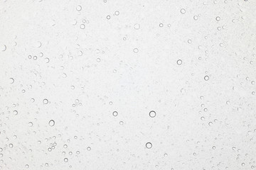 Water drops on glass, Rain droplets on glass background.