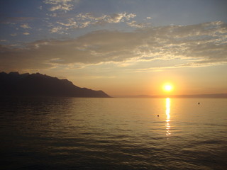 Lake Geneva Sunset