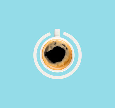 cup of coffee as power button © LIGHTFIELD STUDIOS