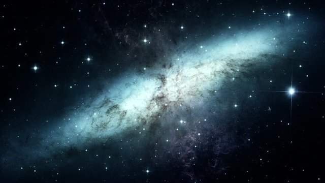 Looping Space Flight Through a Galaxy