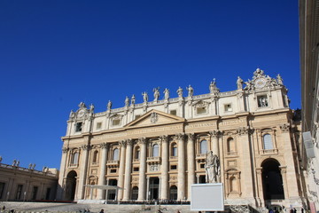 Fototapeta na wymiar Vatican - Rome - Italie - Place Saint Pierre