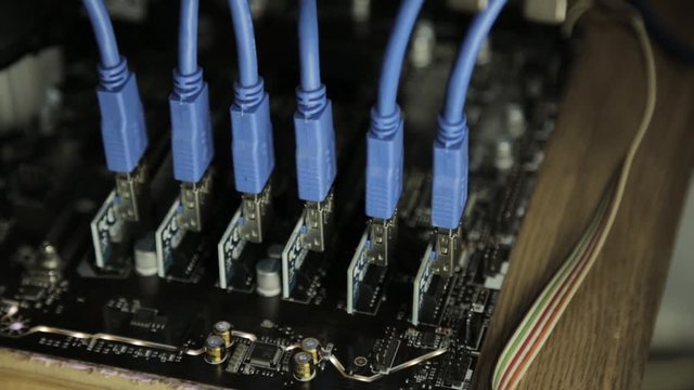 six razer for graphic cards in motherboard for cryptocurrency mining