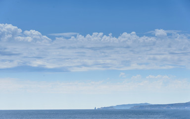 Vista de las Islas Medas desde Rosas, Cataluña