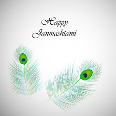 illustration of hindu festival Janmashtami background. Janmashtami is a hindu festival celebrated on the occasion of Hindu God Krishna.