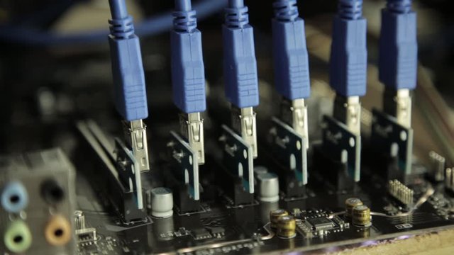six razer for graphic cards in motherboard for cryptocurrency mining