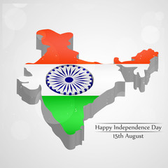 illustration of India Independence day background