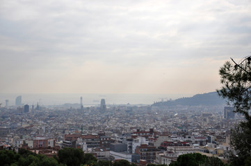 Barcelona skyline