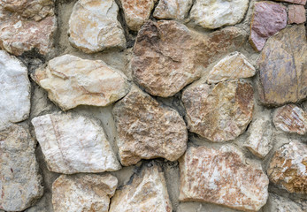 Stone wall with day light