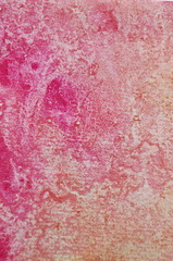 Hand-painted abstract watercolor background with text and copy space 