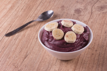 Brazilian Acai Into a Bowl